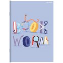 Zeszyt A5 BOOKWORM/RETRO 32k. 70g krata Top 2000 (400169402)