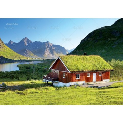 Kalendarz ścienny Piękne krajobrazy rodzinny 2026 280mm x 200mm Lucrum (WL04)