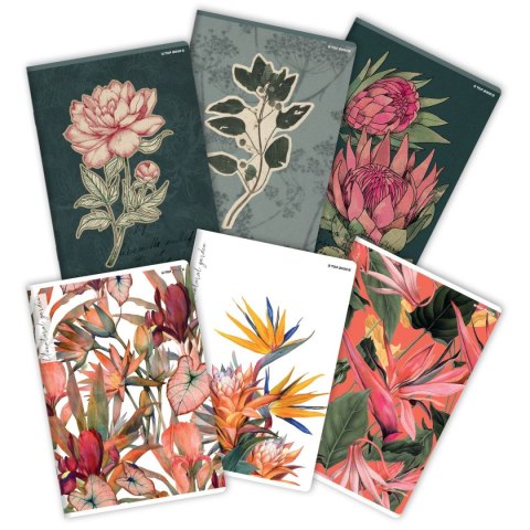 Zeszyt A4 FLOWERS 60k. 70g krata Top 2000 (400169430)