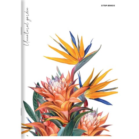 Zeszyt A4 FLOWERS 60k. 70g krata Top 2000 (400169430)