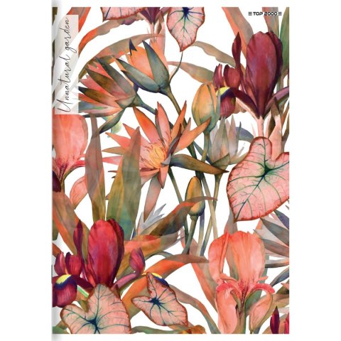 Zeszyt A4 FLOWERS 60k. 70g krata Top 2000 (400169430)