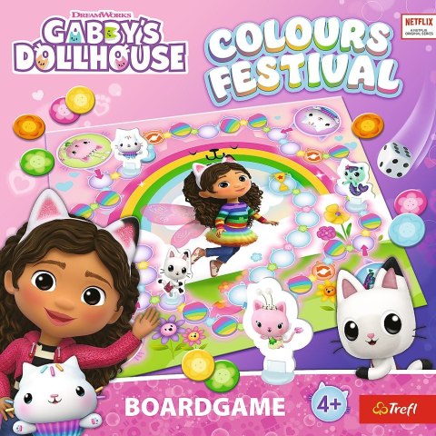 Gra planszowa Colours Festival Koci Domek Gabi Trefl (02594)