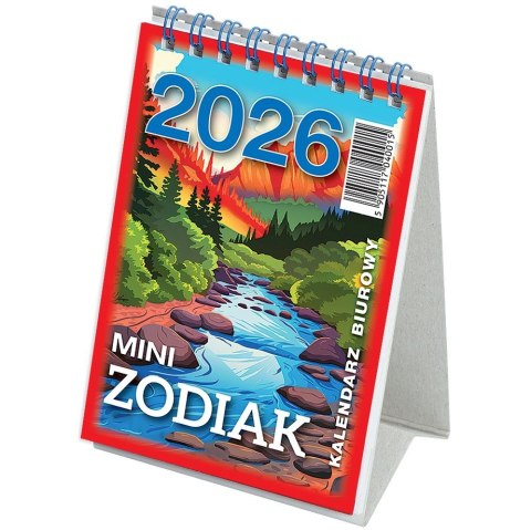 Kalendarz biurkowy MINI ZODIAK stojący 85mm x 120mm Telegraph