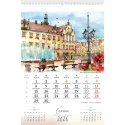 Kalendarz ścienny 13-planszowe 320mm x 470mm Lucrum (RW06)