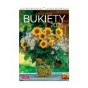 Kalendarz ścienny 16 stron wieloplanszowy A3 Press (Bukiety)