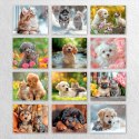 Kalendarz ścienny 16 stron wieloplanszowy A3 Press (kociaki i szczeniaki)