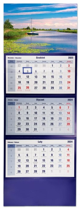 Kalendarz ścienny 855mm x 315mm Michalczyk i Prokop (T-105T-01)