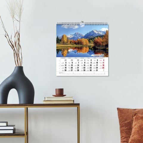 Kalendarz ścienny BARWY NATURY 33x33 330mm x 330mm Press