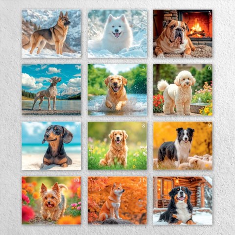 Kalendarz ścienny WIELOPLANSZOWY 16K A3 Press