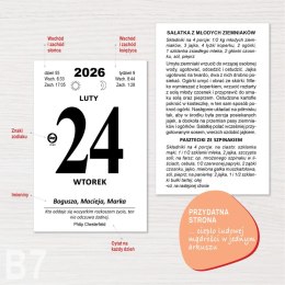 Kalendarz ścienny ZDZIERAK KUCHNIA POLSKA B7 Press