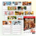 Kalendarz ścienny na lodówkę z magnesem 137mm x 210mm Press (MILUSIŃSCY)