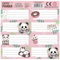 Naklejka na zeszyt Panda Derform (NNZPA10)