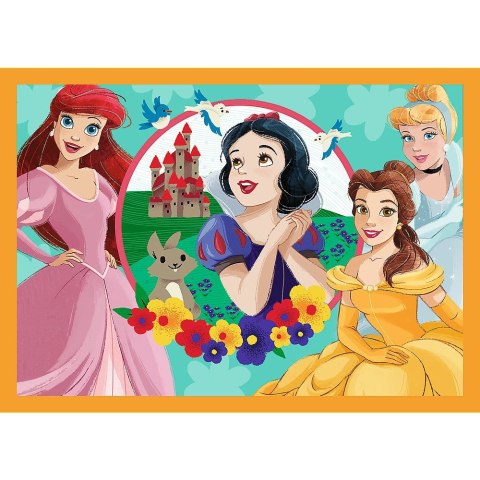 Puzzle Disney Princess Bajkowe historie 4w1 el. Trefl (34651)