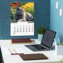 Kalendarz ścienny 16 stron wieloplanszowy A3 Press (KOTY)