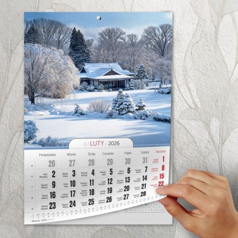 Kalendarz ścienny A4 OGRODY A4 Press (5904830713411)