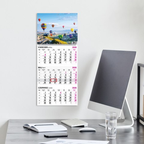 Kalendarz ścienny BUKIET 310mm x 790mm Press