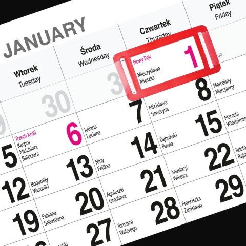 Kalendarz ścienny GÓRY A5 250mm x 450mm Press