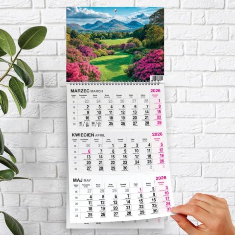 Kalendarz ścienny OGRÓD A3 Press