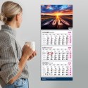 Kalendarz ścienny PREMIUM trójdzielny A4 Press (DROGA)