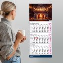Kalendarz ścienny PREMIUM trójdzielny A4 Press (KOMINEK)