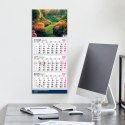 Kalendarz ścienny PREMIUM trójdzielny A4 Press (OGRÓD)