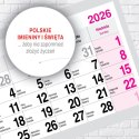 Kalendarz ścienny PREMIUM trójdzielny A4 Press (WIDOK)