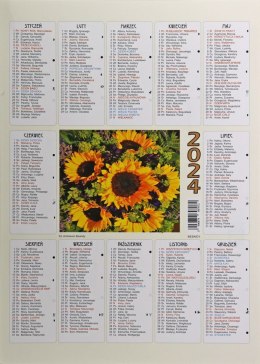 Kalendarz ścienny plakietka A4 250mm x 350mm Beskidy