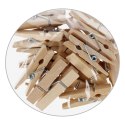 Klamry naturalna 24 szt Craft with Fun (521623)