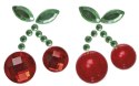 Kryształki Craft-Fun Series 8 szt cherry czerwono-zielony Titanum (23mH0301)