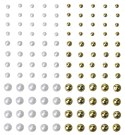 Kryształki Craft-Fun Series perełki mix Titanum (24CY0324 (white,gold))