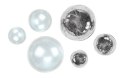 Kryształki Craft-Fun Series perełki mix Titanum (24CY0324 (white,silver ))