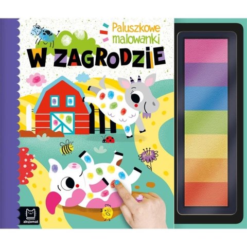 Książka dla dzieci Paluszkowe malowanki. W zagrodzie Aksjomat