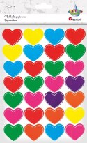 Naklejka (nalepka) Craft-Fun Series Serca duże , mix kolorów Titanum