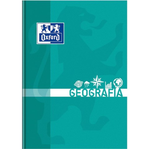 Brulion A5 geografia tematyczny 80k. 90g krata [mm:] 148x210 Oxford (400128287)