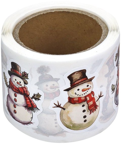 Naklejka (nalepka) Craft-Fun Series Bałwanki Naklejki na rolce Titanum (25YQ-003)