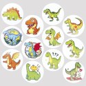 Naklejka (nalepka) Craft-Fun Series Dinozaury Naklejki na rolce Titanum (25YQ-028)