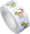 Naklejka (nalepka) Craft-Fun Series Dinozaury Naklejki na rolce Titanum (25YQ-028)