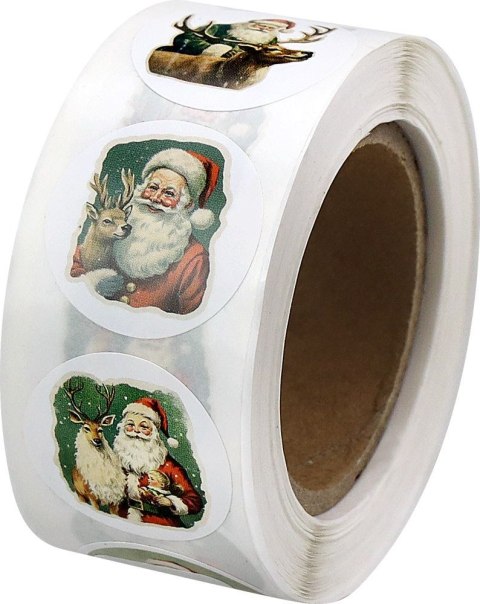Naklejka (nalepka) Craft-Fun Series Mikołaj vintage naklejki na rolce Titanum (25YQ-010)