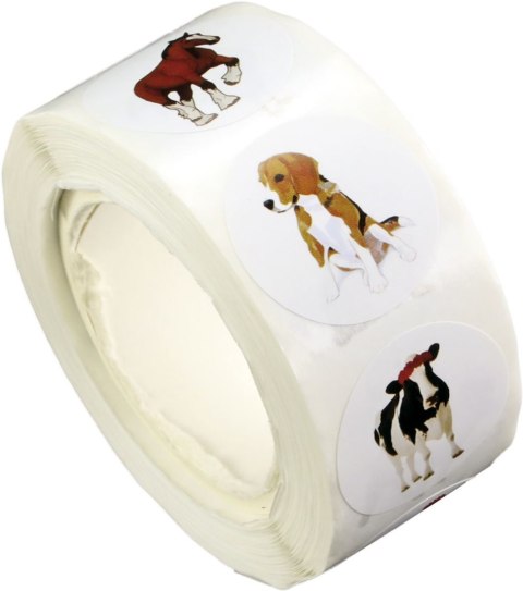 Naklejka (nalepka) Craft-Fun Series Zwierzęta zagrodowe 1 Naklejki na rolce Titanum (25YQ-049)