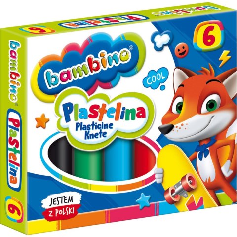 Plastelina 6 kol. BAMBINO mix St.Majewski
