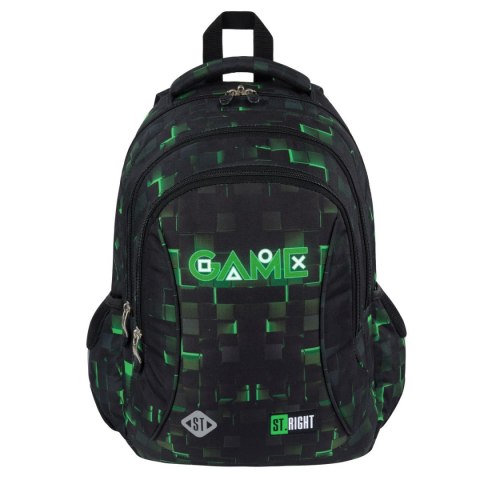 Plecak GREEN GAME 3-KOMORY St.Right (BP-77)