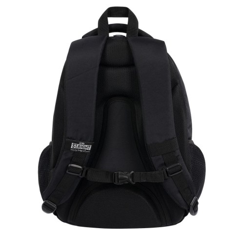 Plecak Stright BLACK VINTAGE 5903235674686 4-KOMORY St.Right (BP-05)