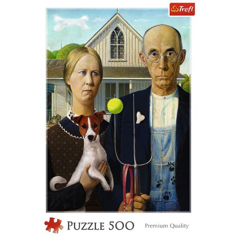 Puzzle American Gothic 500 el. Trefl (37526)