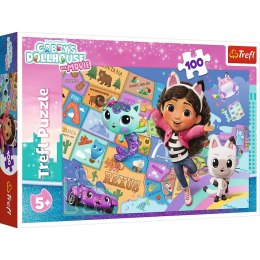 Puzzle Gabby Przyjaźń w kocim domku 100 el. Trefl (16515)