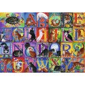 Puzzle Koci alfabet 500 el. Trefl (37527)