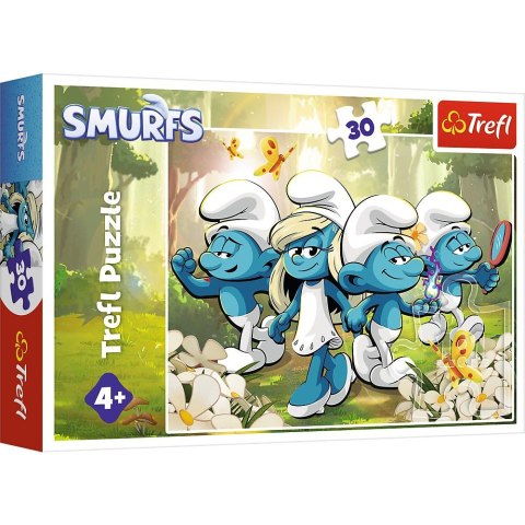 Puzzle Smerfne przygody 30 el. Trefl (18317)