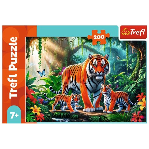 Puzzle Tygrysie zwyczaje 200 el. Trefl (13330)