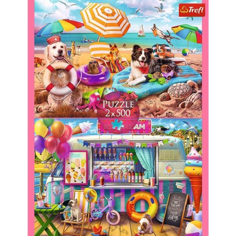 Puzzle Wakacyjny czas 2x500 el. Trefl (37533)