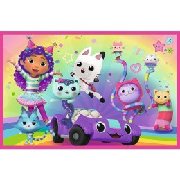 Puzzle Zabawy z Gabby 2x24 el. Trefl (34433)