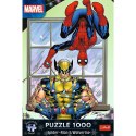 Puzzle Xmass Spider-Man & Wolverine: Święta 1000 el. Trefl (12088)